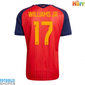 Billiga Spanien Nico Williams #17 Hemmatröja VM 2026 Kortärmad